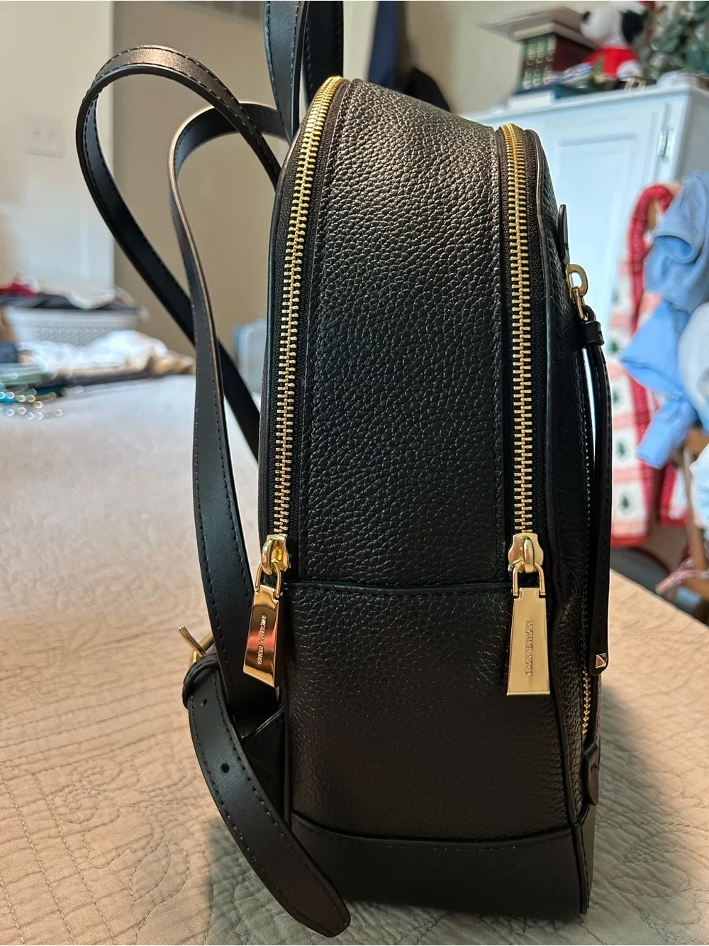 Michael Kors Leather Brooklyn Backpack